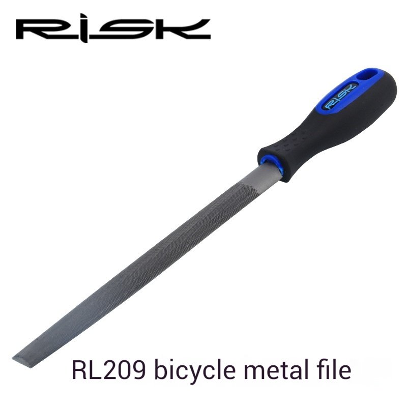 RISK Parts File for Mountain Bikes Metal Grinding File Fork Tube Cutter Trimming Deburring Steel File Tool RL-209