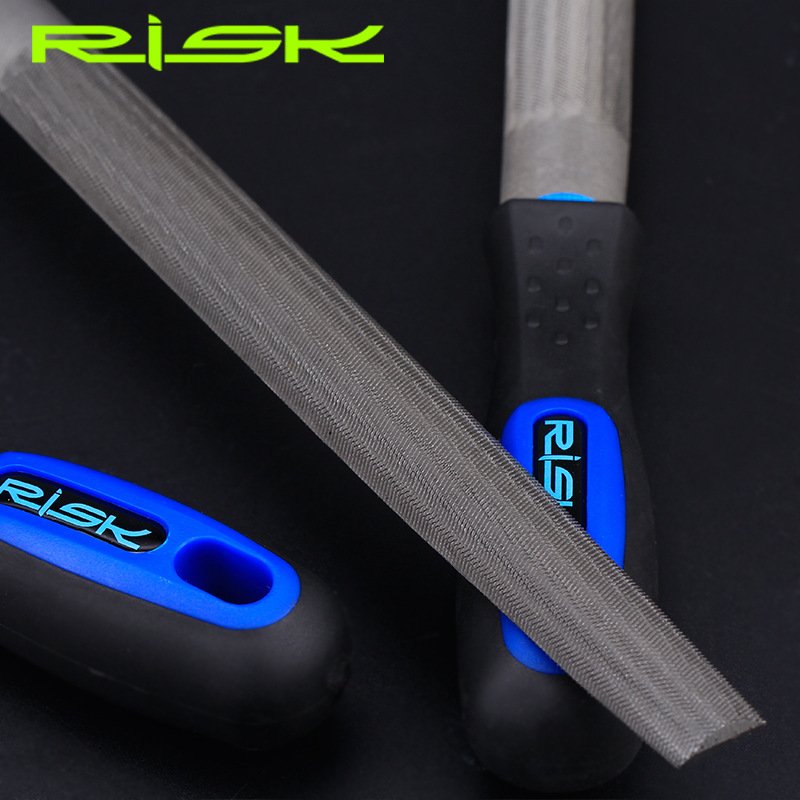 RISK Parts File for Mountain Bikes Metal Grinding File Fork Tube Cutter Trimming Deburring Steel File Tool RL-209