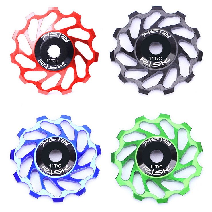 RISK RA126 11T Ceramic Bearing Rear Derailleur Pulley Wheel for MTB Road Bike