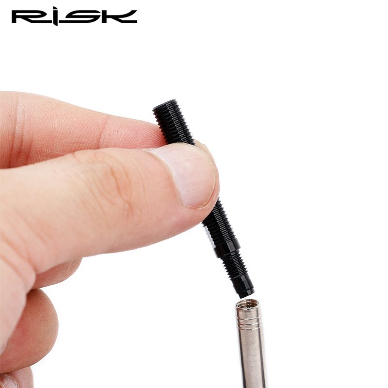 RISK Parts Bicycle Presta Valve Extender for Road Bike Tire Inner Tube Extension Valve Stem Extension RA108-1 RA108-2 RA108-3 RA108-4 RA108-5