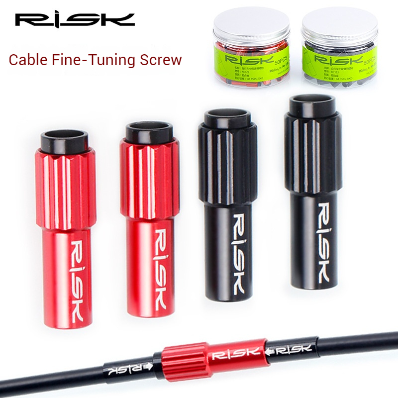 RISK Parts Mountain/Road Bike Shifter Adjuster Shift Cable Housing Fine-Tuning Screw Brake Cable Adjuster Screw RC123