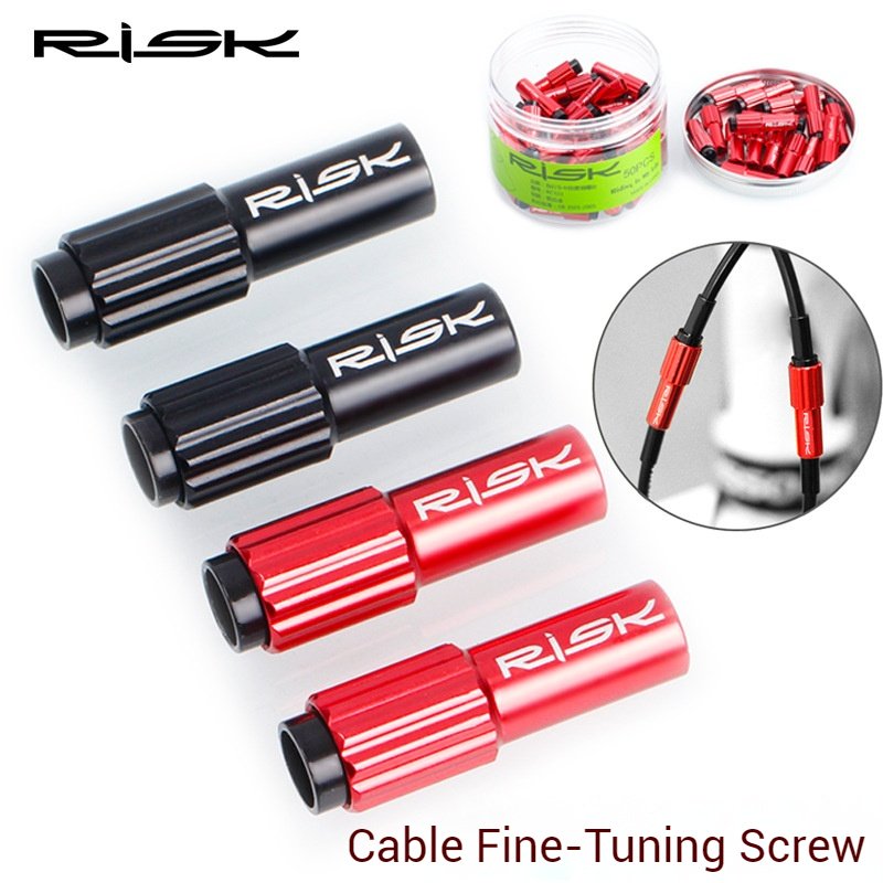 RISK Parts Mountain/Road Bike Shifter Adjuster Shift Cable Housing Fine-Tuning Screw Brake Cable Adjuster Screw RC123