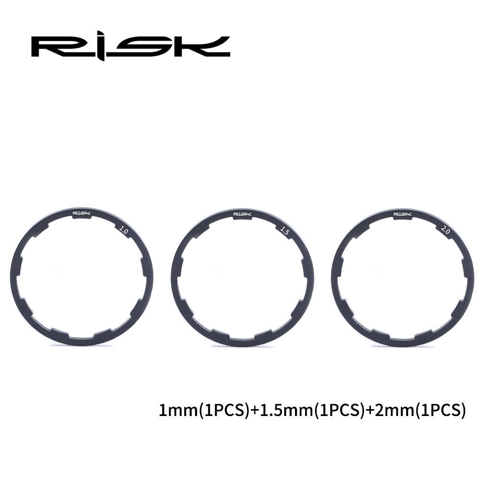 RISK Parts Cassette Spacer Hub Base Shim Mountain/Road Bike Hub Base Fine Adjustment 10S-11S Sprocket Repair RA107
