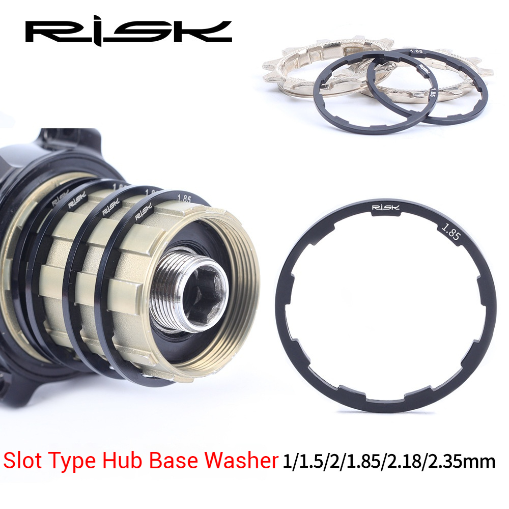 RISK Parts Cassette Spacer Hub Base Shim Mountain/Road Bike Hub Base Fine Adjustment 10S-11S Sprocket Repair RA107