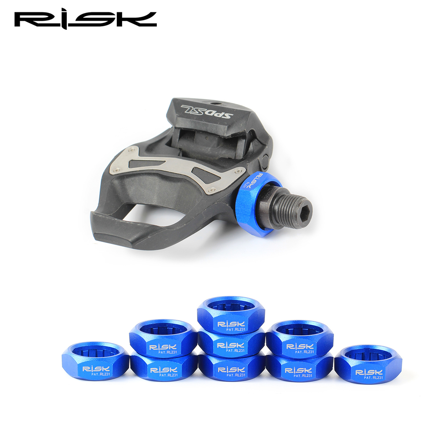 RISK Parts Mountain Road Bike Self-locking Pedal Installation and Removal Tool Pedal Lock Pedal Axle Installation Disassembly Socket RL231