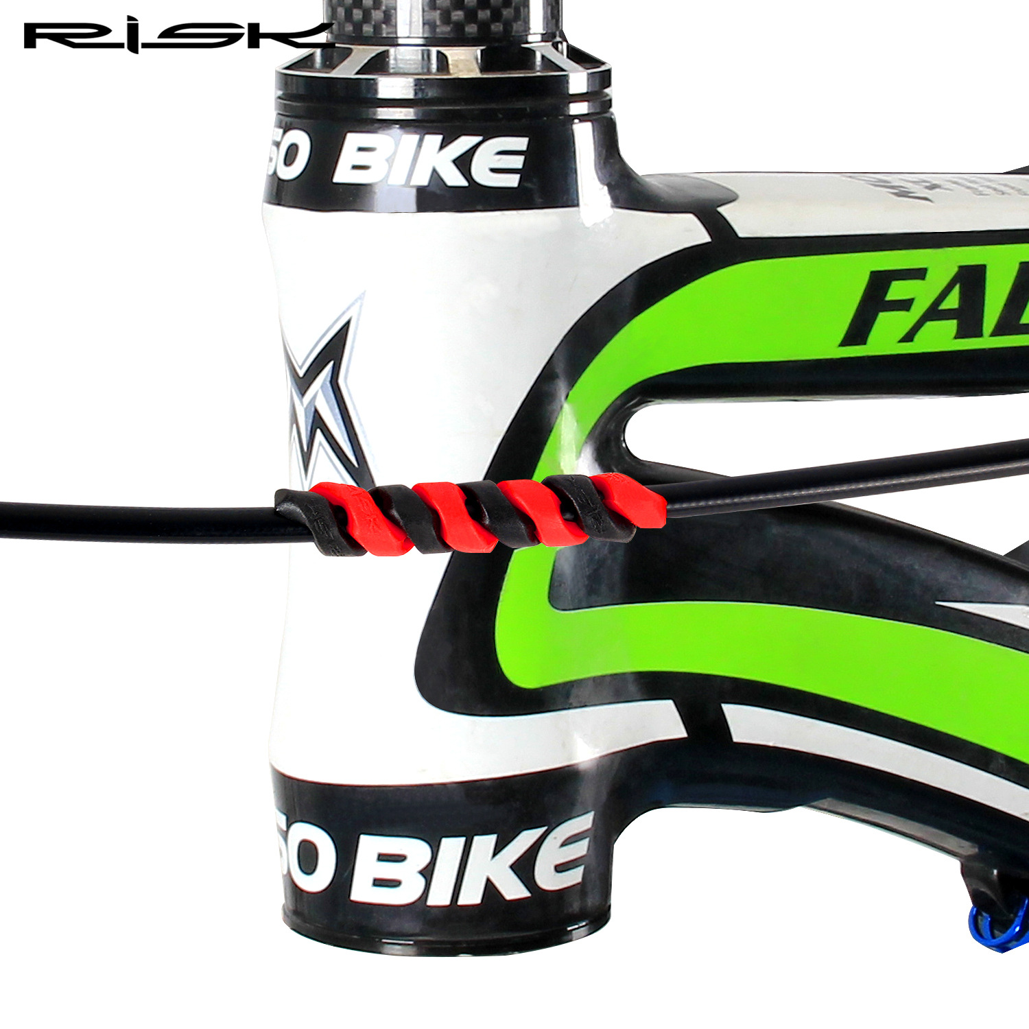 RISK Parts Mountain/Road Bike Frame Protection Sleeve Open Spiral Cable Sleeve Anti-scratch Accessories RC129 BRK-BC SFT-BC