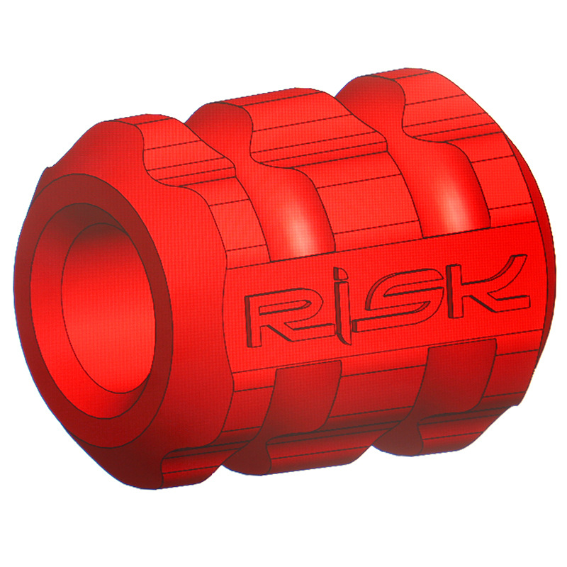 RISK Parts Mountain/Road Bike Frame Protection Stickers for Gear and Brake Cable Housing Protects Paint from Scratches and Abrasions RC120 RC121