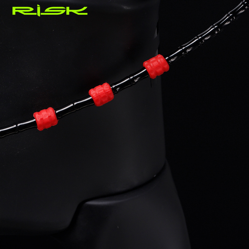 RISK Parts Mountain/Road Bike Frame Protection Stickers for Gear and Brake Cable Housing Protects Paint from Scratches and Abrasions RC120 RC121