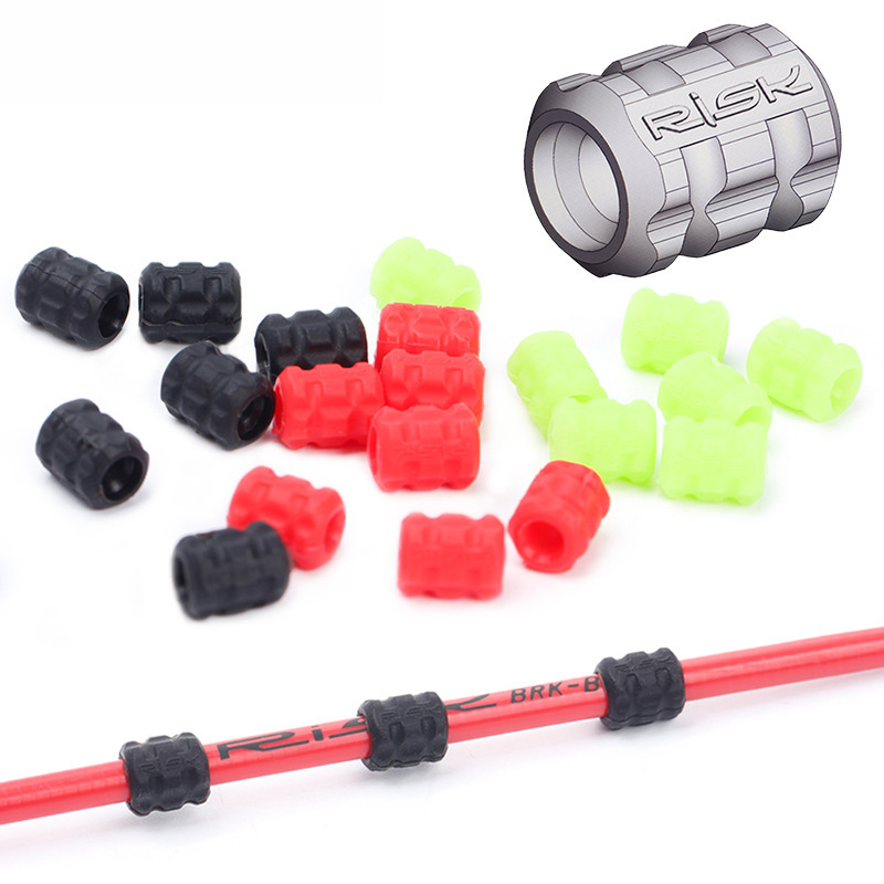 RISK Parts Mountain/Road Bike Frame Protection Stickers for Gear and Brake Cable Housing Protects Paint from Scratches and Abrasions RC120 RC121