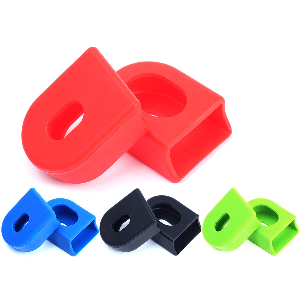 RISK Parts Chainring Crank Protector Mountain/Road Bike Pedal Axle Silicone Protective Cover Anti-scratch Waterproof