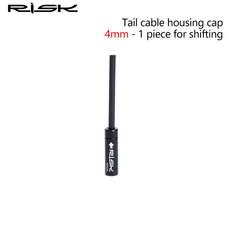 RISK Parts Mountain/Road Bike Aluminum Alloy Oil Injection Needle Cap for Gear and Brake Cable Dustproof and Waterproof End Cap RC306