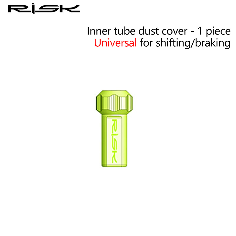 RISK Parts Mountain/Road Bike Aluminum Alloy Oil Injection Needle Cap for Gear and Brake Cable Dustproof and Waterproof End Cap RC306