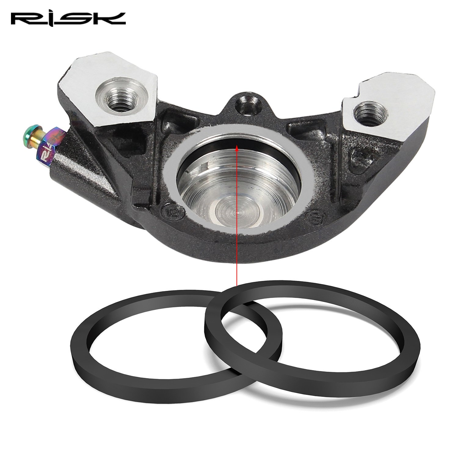 RISK Parts Mountain/Road Bike Disc Brake Caliper Seal O-ring Brake Piston Seal XT Repair Part SLX RA148