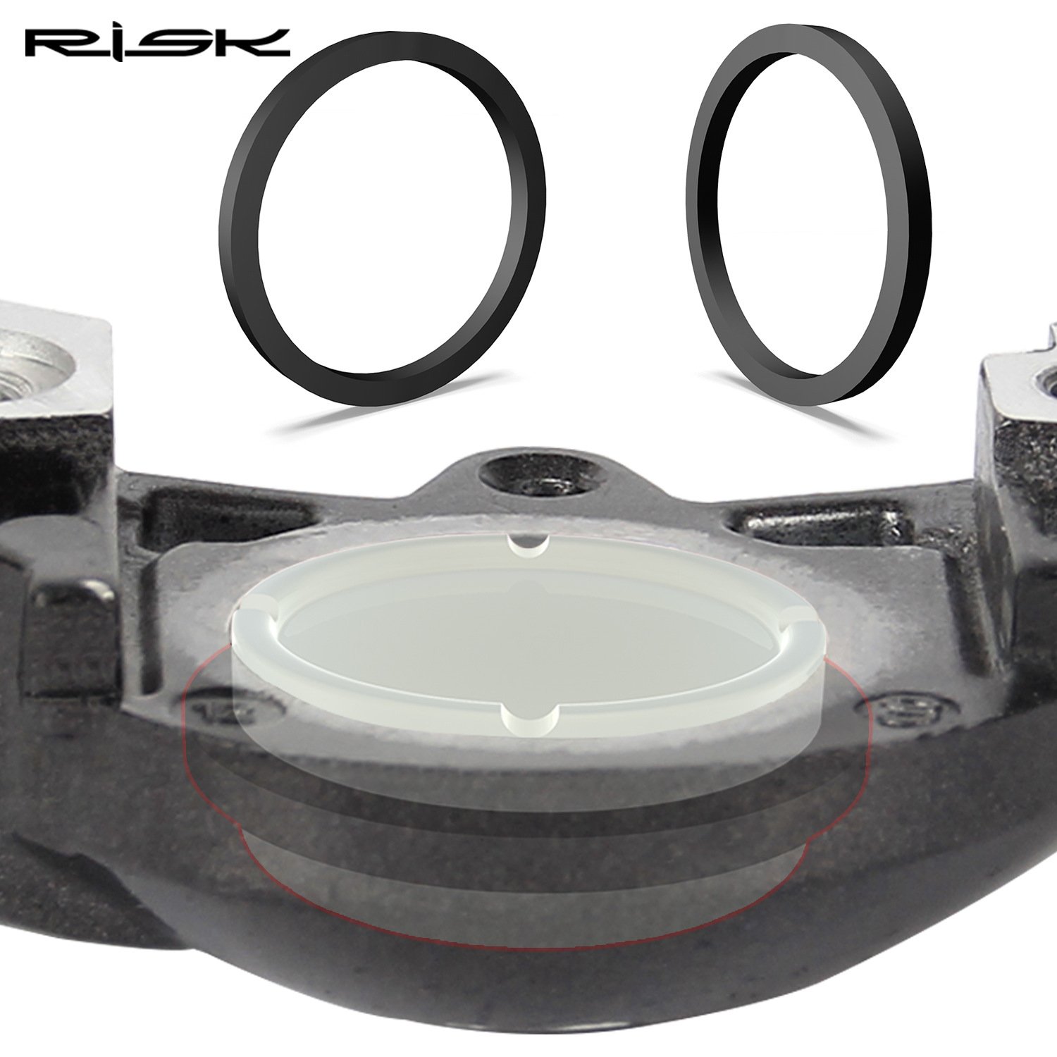 RISK Parts Mountain/Road Bike Disc Brake Caliper Seal O-ring Brake Piston Seal XT Repair Part SLX RA148