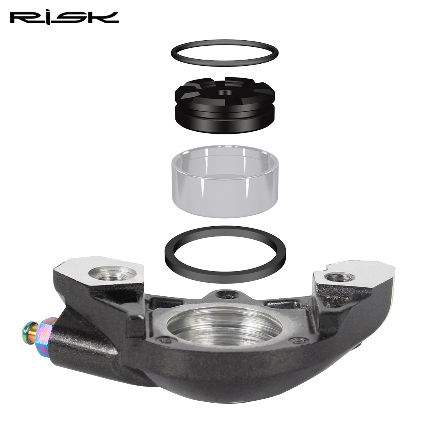 RISK Parts Mountain Bike Disc Brake Caliper Piston Road Bike XT Brake Abalone SLX XTR Oil Disc Seal Repair Kit RT128