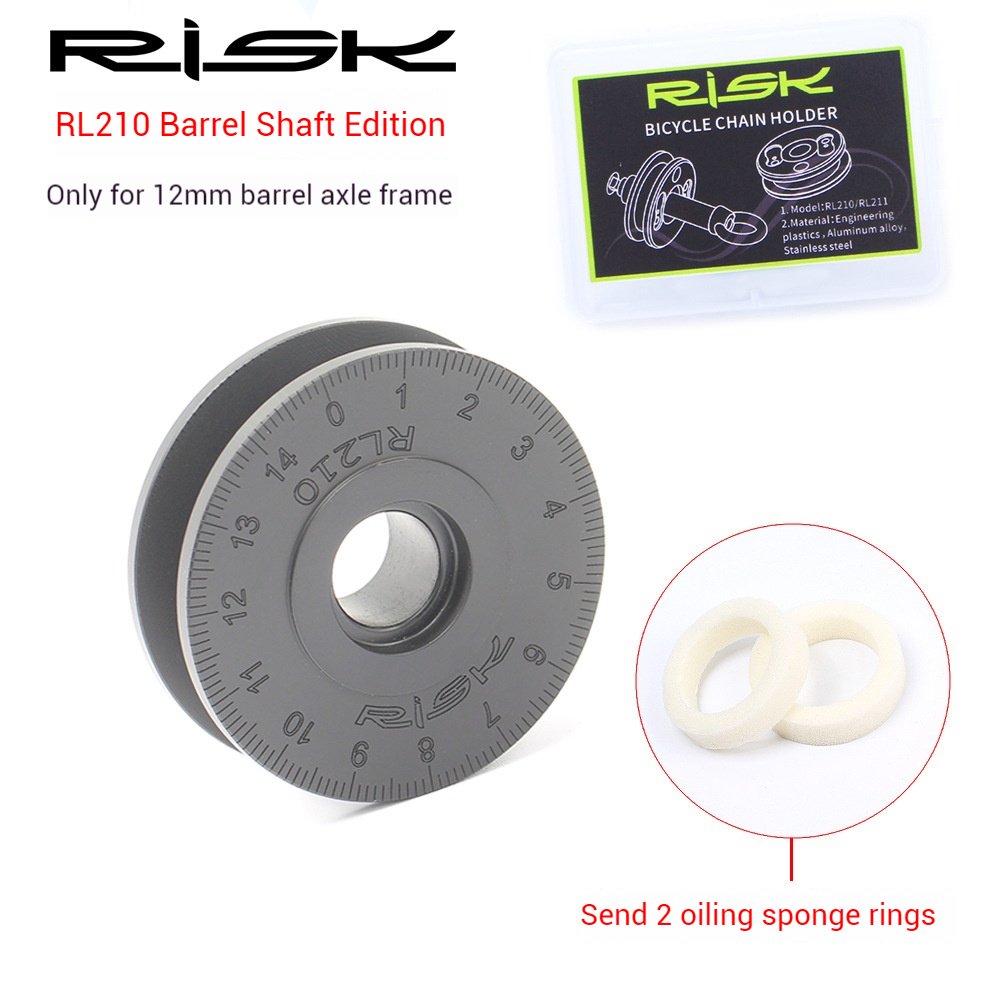RISK Parts Bicycle Chain Keeper Mountain/Road Virtual Flywheel Chain Cleaner Chain Lubricator Tool RL210 RL211
