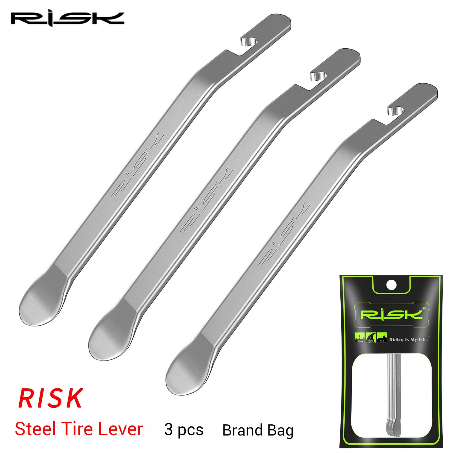 RISK Parts KENWAY Bicycle Tire Lever Mountain and Road Bike Tire Repair Lever Plastic Tire Pry Bar Tire Patching Tool