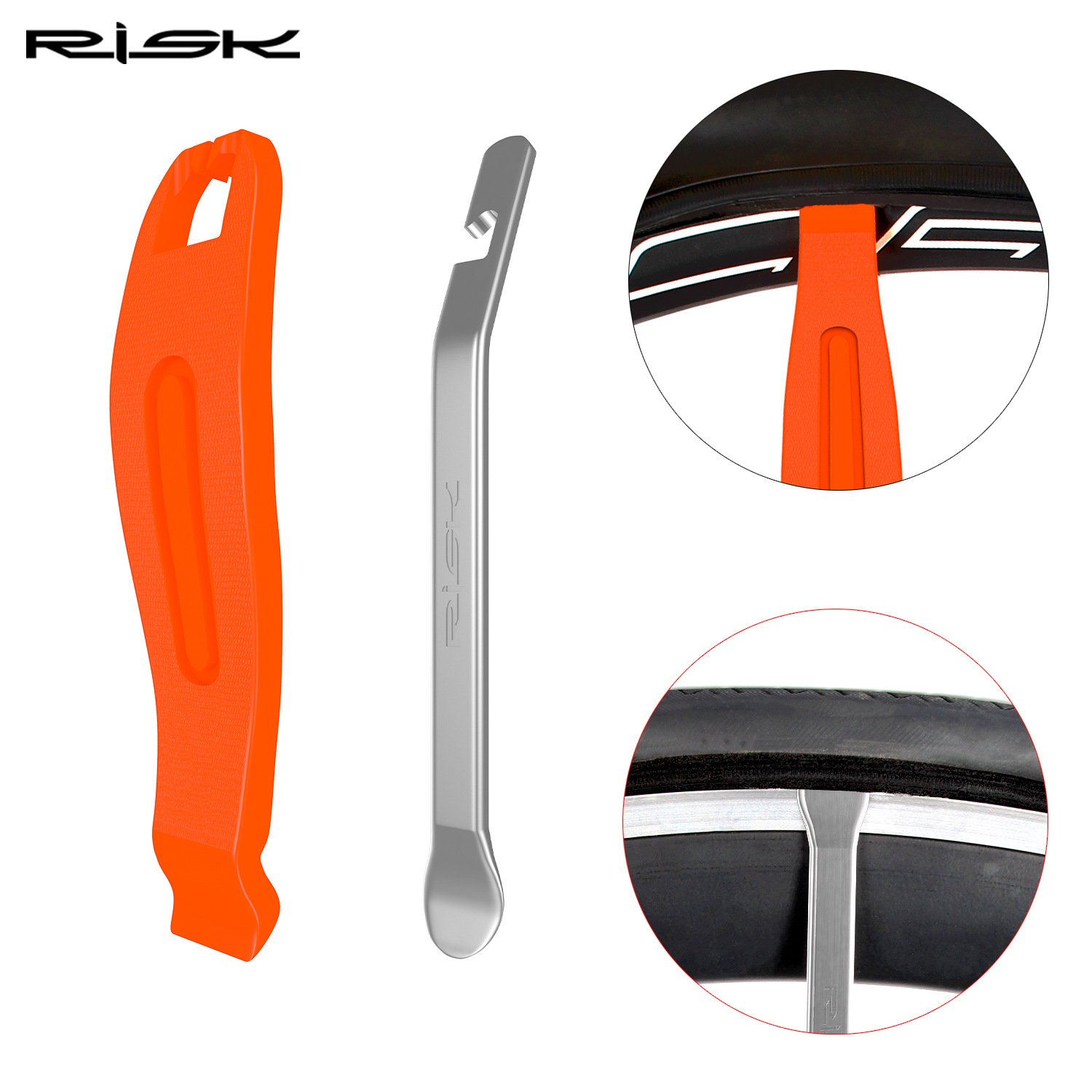 RISK Parts KENWAY Bicycle Tire Lever Mountain and Road Bike Tire Repair Lever Plastic Tire Pry Bar Tire Patching Tool