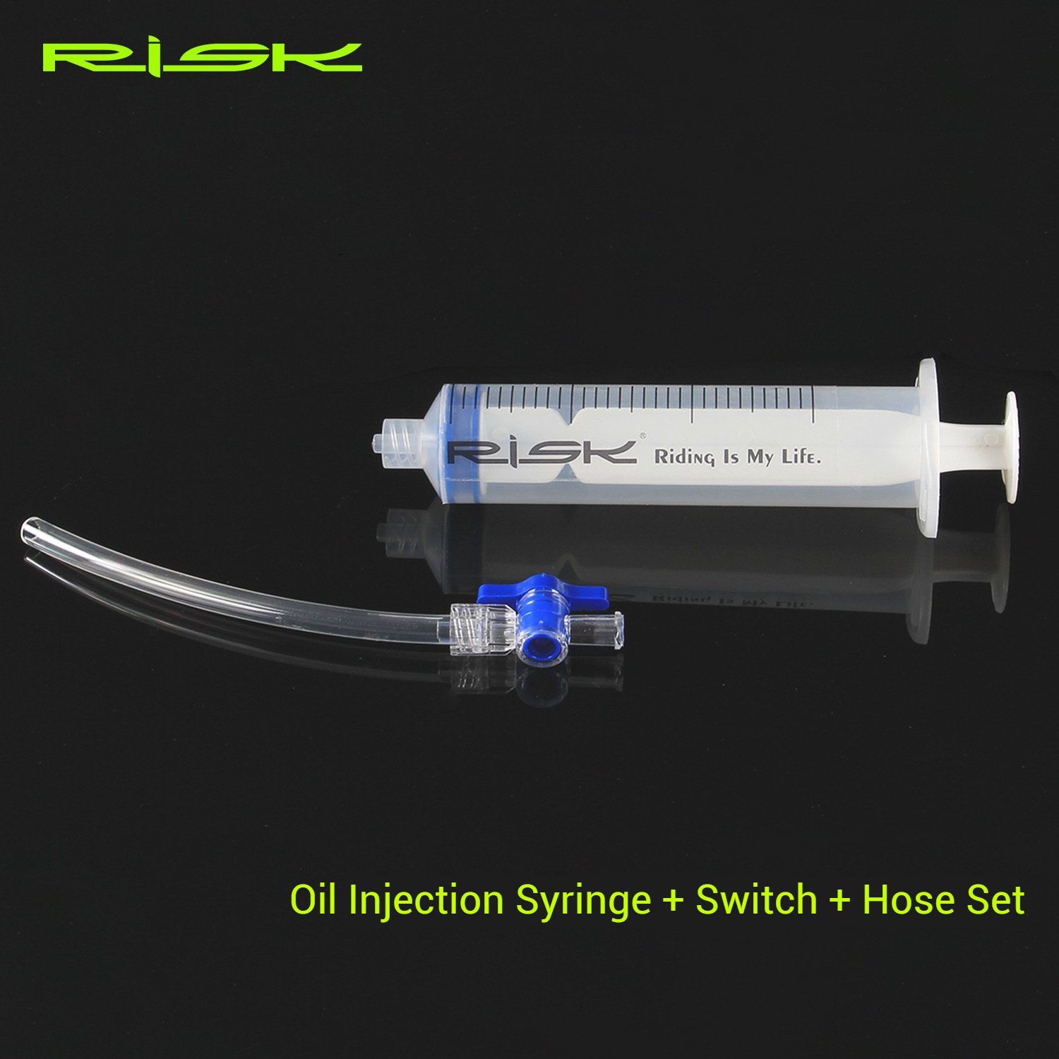 RISK Parts Mountain Bike Oil Change Tool Bicycle Oil Injection Syringe Disc Brake Oil Change Needle Injector Disc Brake Oil Change RL234-1 RL234-2