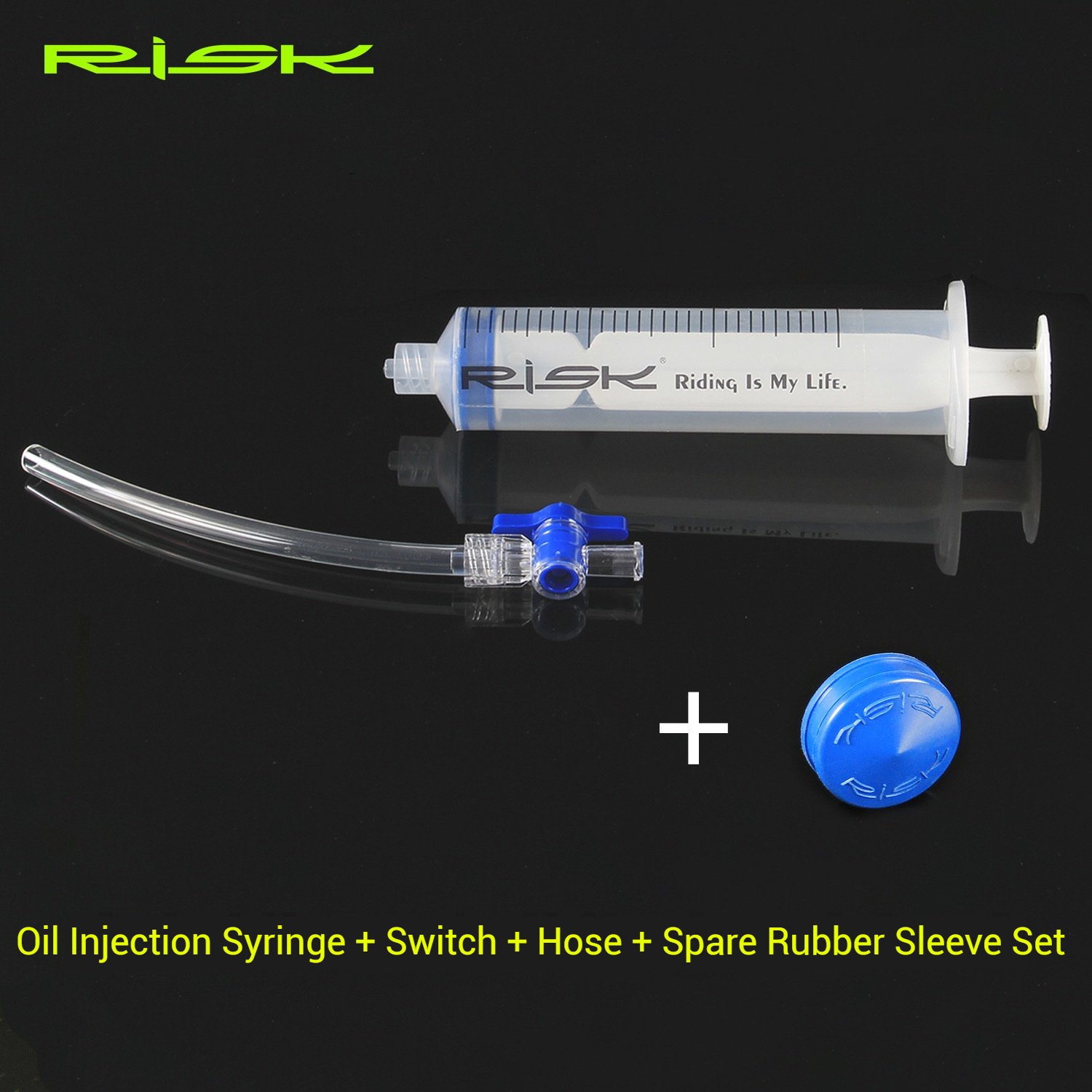 RISK Parts Mountain Bike Oil Change Tool Bicycle Oil Injection Syringe Disc Brake Oil Change Needle Injector Disc Brake Oil Change RL234-1 RL234-2