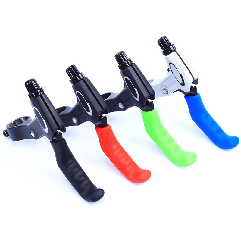RISK Parts Mountain Bike Fixed Gear Silicone Brake Lever Protective Cover Brake Handlebar Grip Anti-slip Handlebar Cover