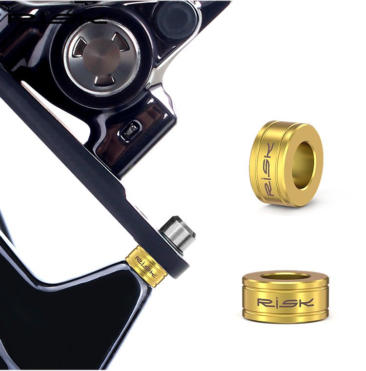 RISK M6 Titanium Alloy Disc Brake Caliper Spacers for MTB Small Wheel Bike XT XTR RT064 RT138