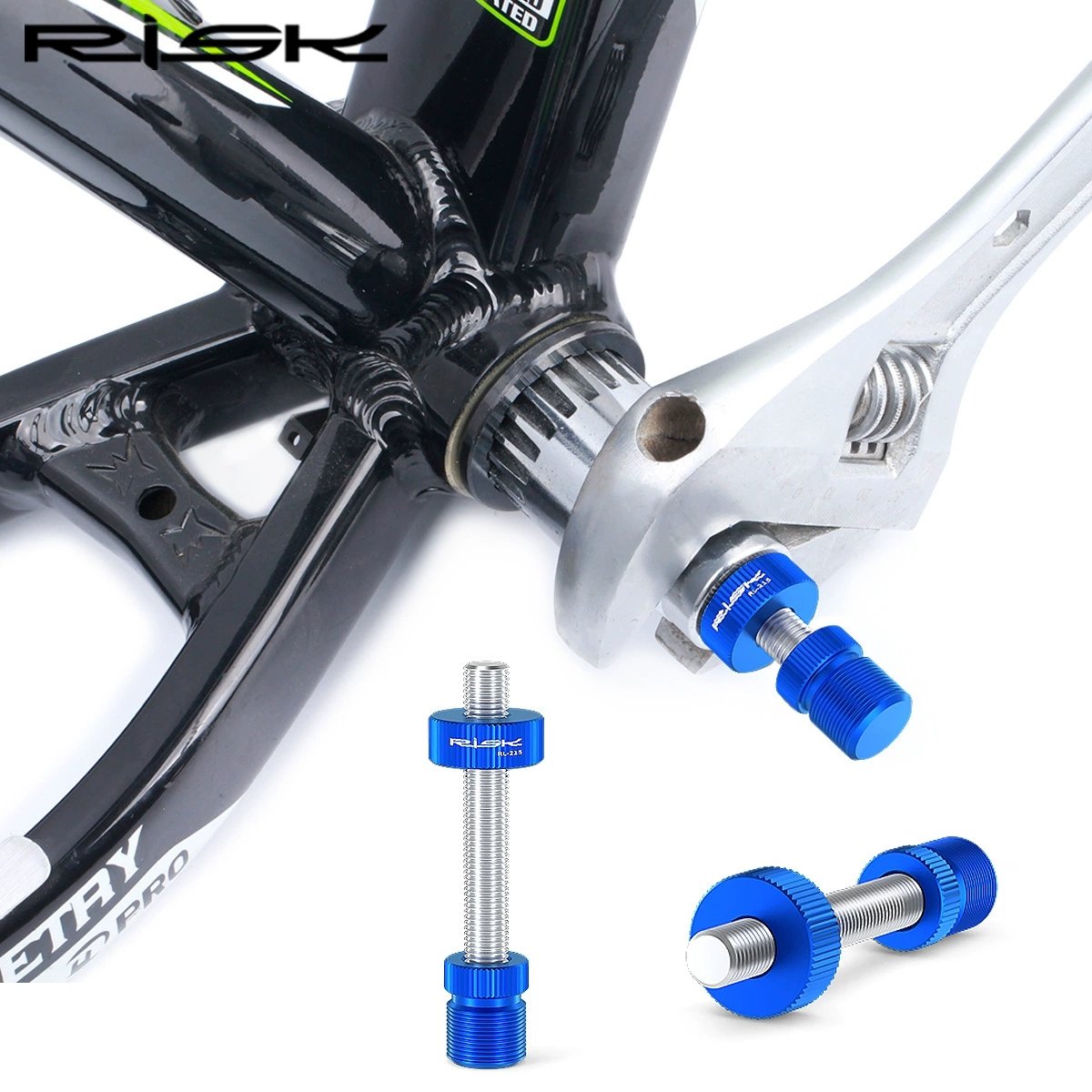 RISK Parts Bicycle Square Taper Bottom Bracket Sleeve Fixing Bolt Anti-loosening Screw Auxiliary Repair Tool Accessory RL215PRO