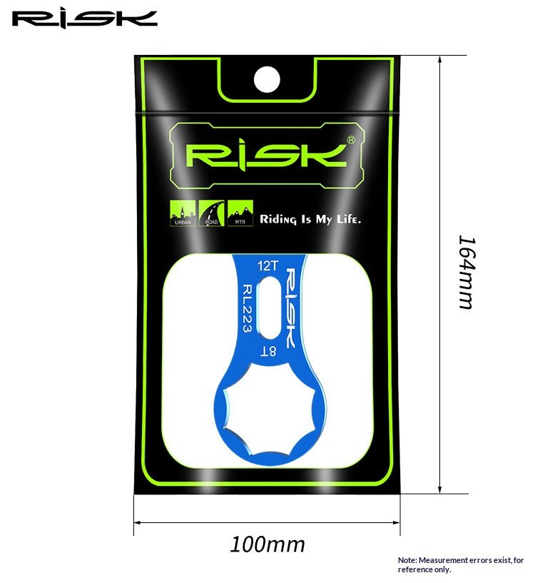 RISK RL228/RT223 Y-Shape Fork Cap Wrench 6-in-1 Suspension Top Cap Tool for MTB Fork Service