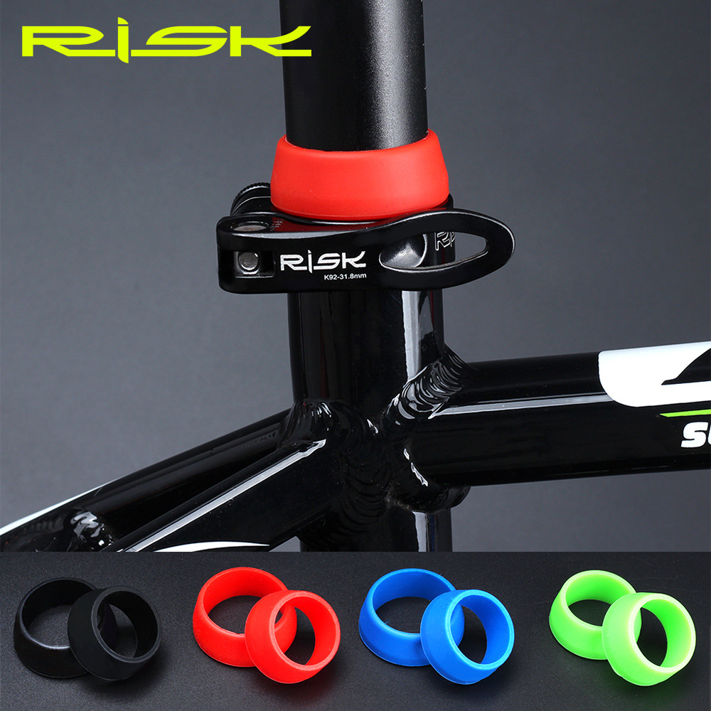 RISK Parts Mountain Road Bike Seatpost Dust Cover Waterproof Seat Tube Protective Silicone Waterproof Ring