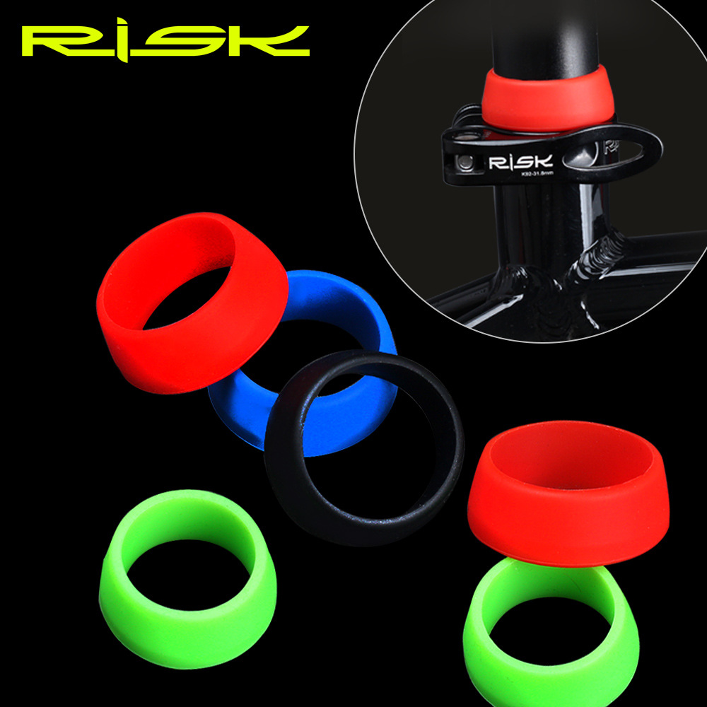 RISK Parts Mountain Road Bike Seatpost Dust Cover Waterproof Seat Tube Protective Silicone Waterproof Ring