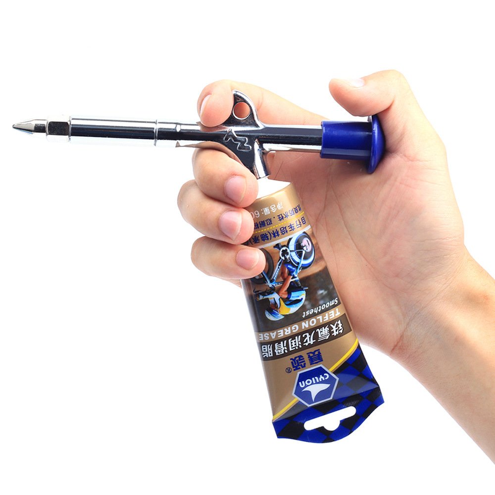 RISK Parts KENWAY Mountain Bike Hub Grease Gun with PTFE Grease Injector Lubrication Tool