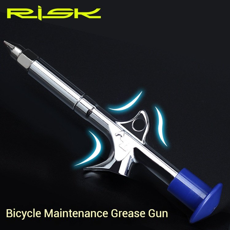 RISK Parts KENWAY Mountain Bike Hub Grease Gun with PTFE Grease Injector Lubrication Tool