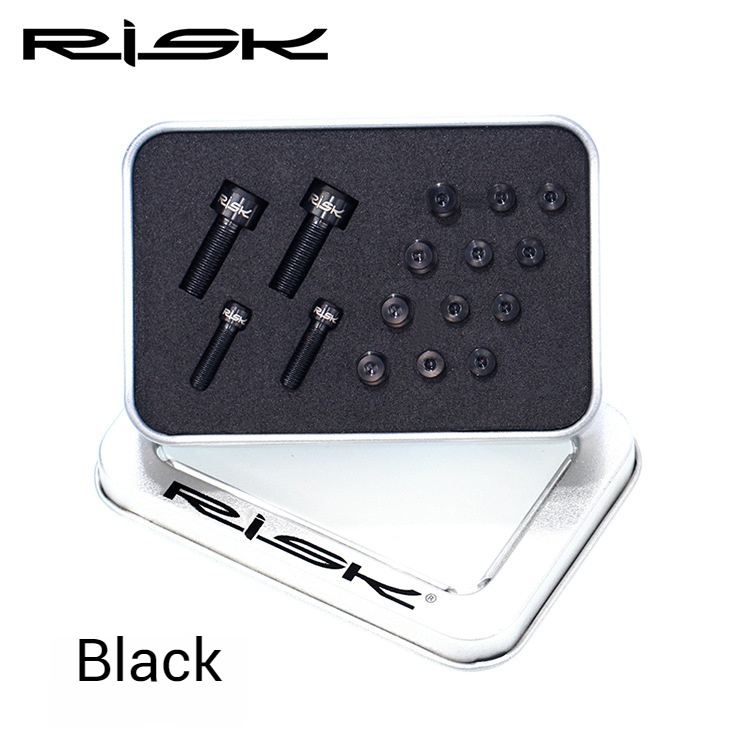 RISK Parts Mountain Bike XT Brake Lever M775 Oil Disc Brake Handle Cylinder Cover Titanium Alloy Screw Kit XT775