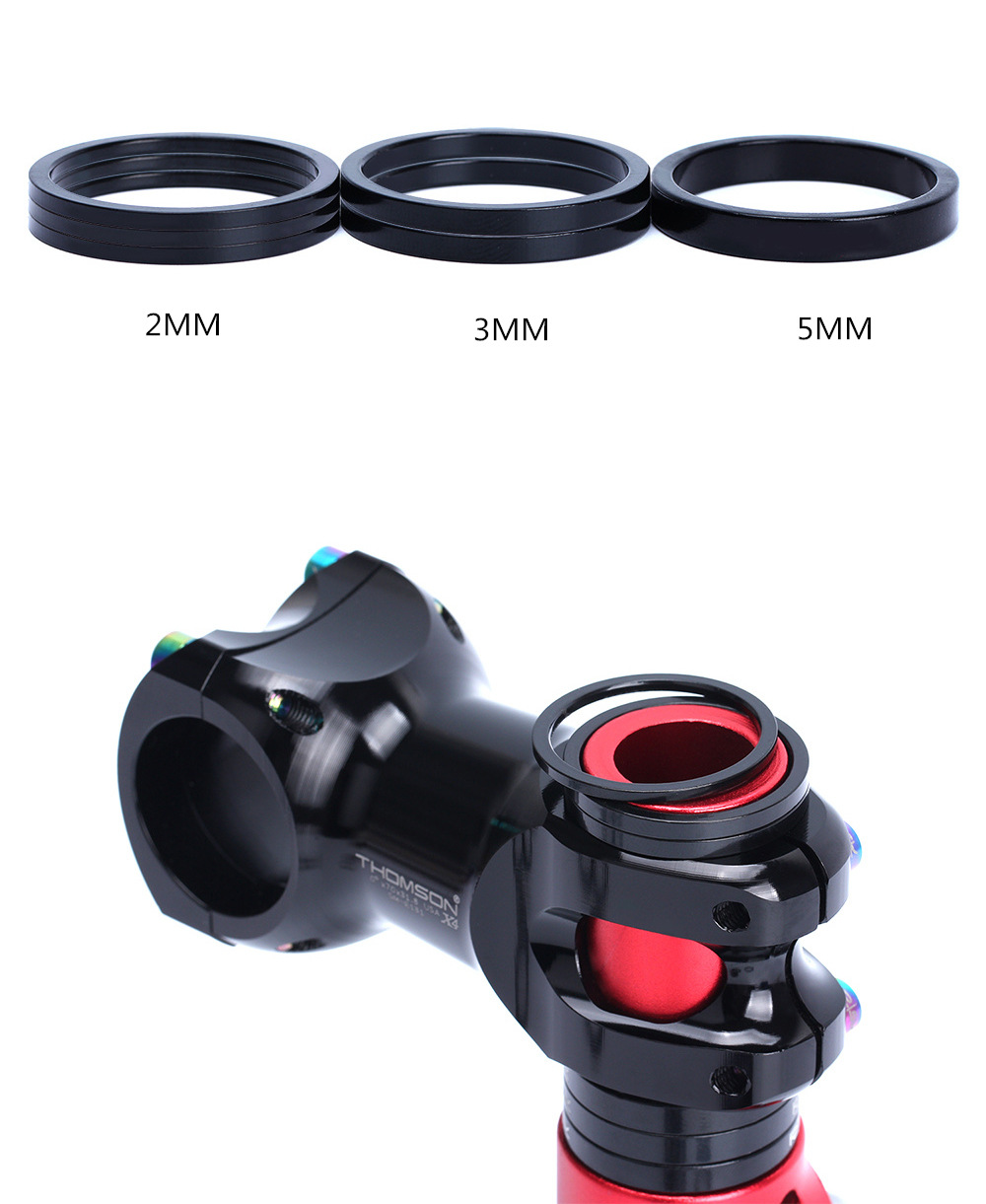 RISK Parts Headset Spacer 28.6 Front Fork Frame Adjusting Washer Mountain Road Bike 2/3/5 Pieces