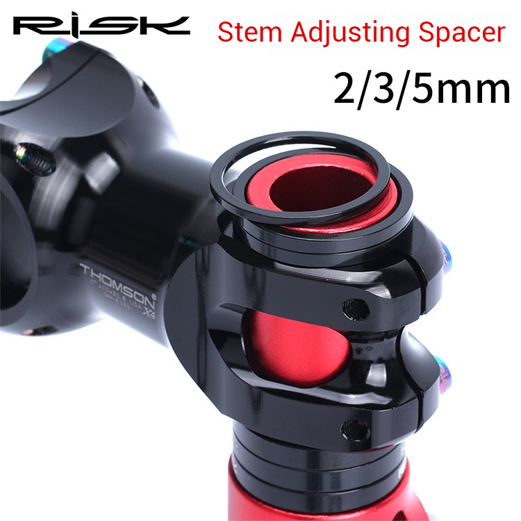 RISK Parts Headset Spacer 28.6 Front Fork Frame Adjusting Washer Mountain Road Bike 2/3/5 Pieces