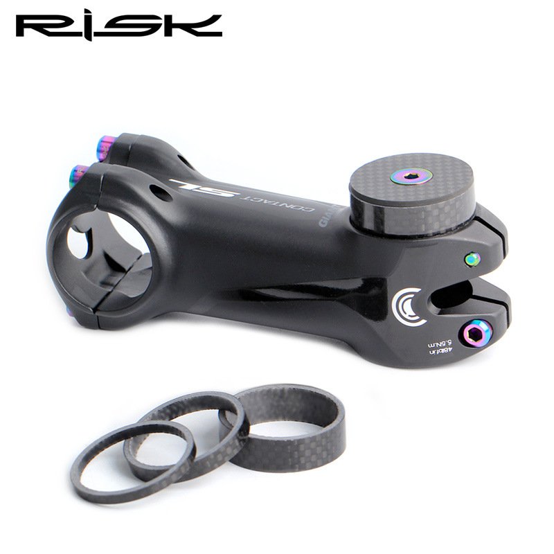 RISK Parts Road Bike 28.6mm/31.8mm Fork Headset Carbon Fiber Washer OD2 Spacer Ring RA120