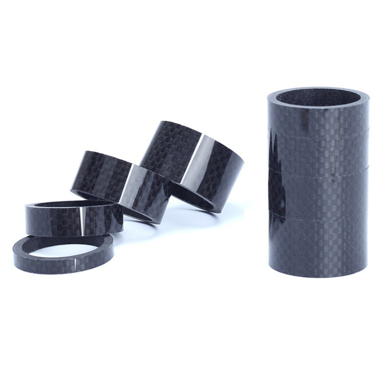 RISK Parts Road Bike 28.6mm/31.8mm Fork Headset Carbon Fiber Washer OD2 Spacer Ring RA120