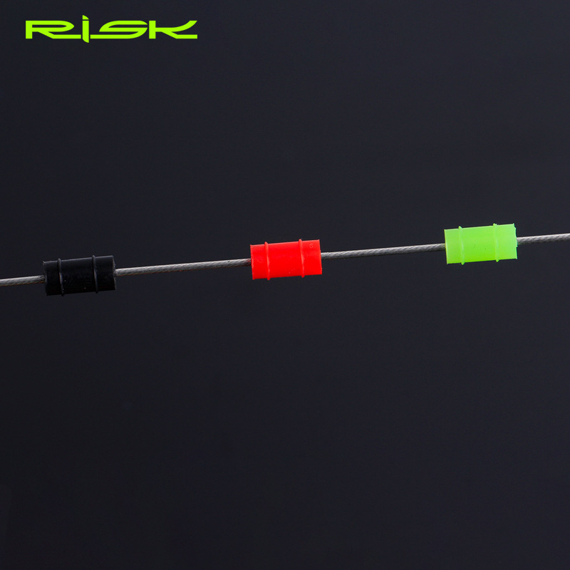 RISK Parts Bicycle O-Ring Silicone Inner Line Protection Sleeve for Shift and Brake Cables Mountain and Road Bike Frame Cable Core Rubber Ring RC125 RC126