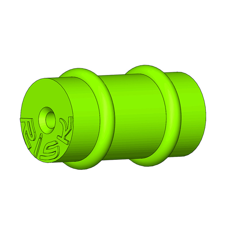 RISK Parts Bicycle O-Ring Silicone Inner Line Protection Sleeve for Shift and Brake Cables Mountain and Road Bike Frame Cable Core Rubber Ring RC125 RC126