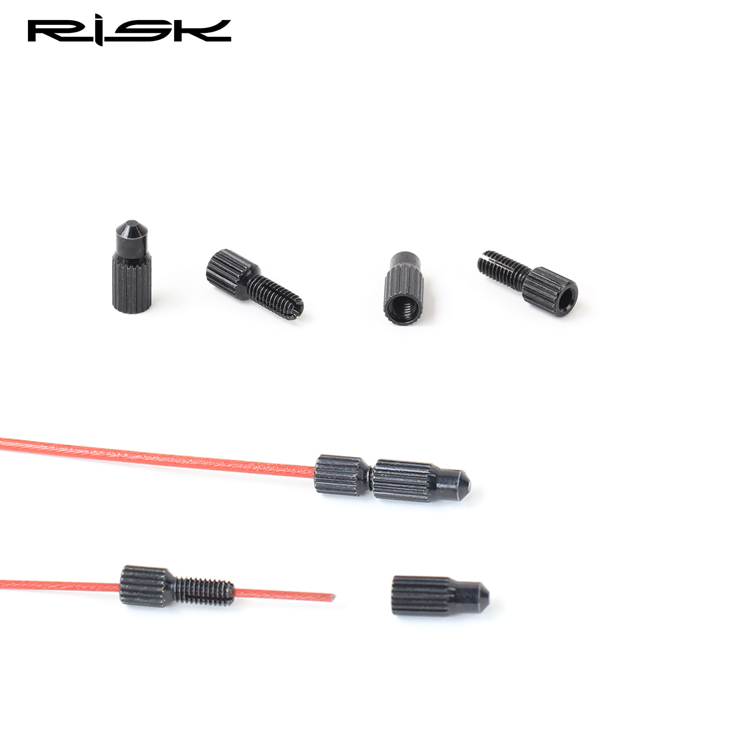RISK Parts Bicycle Cable End Caps Mountain Road Bike Gear Brake Caps Removable Inner Cap Core Dust Cover RC128