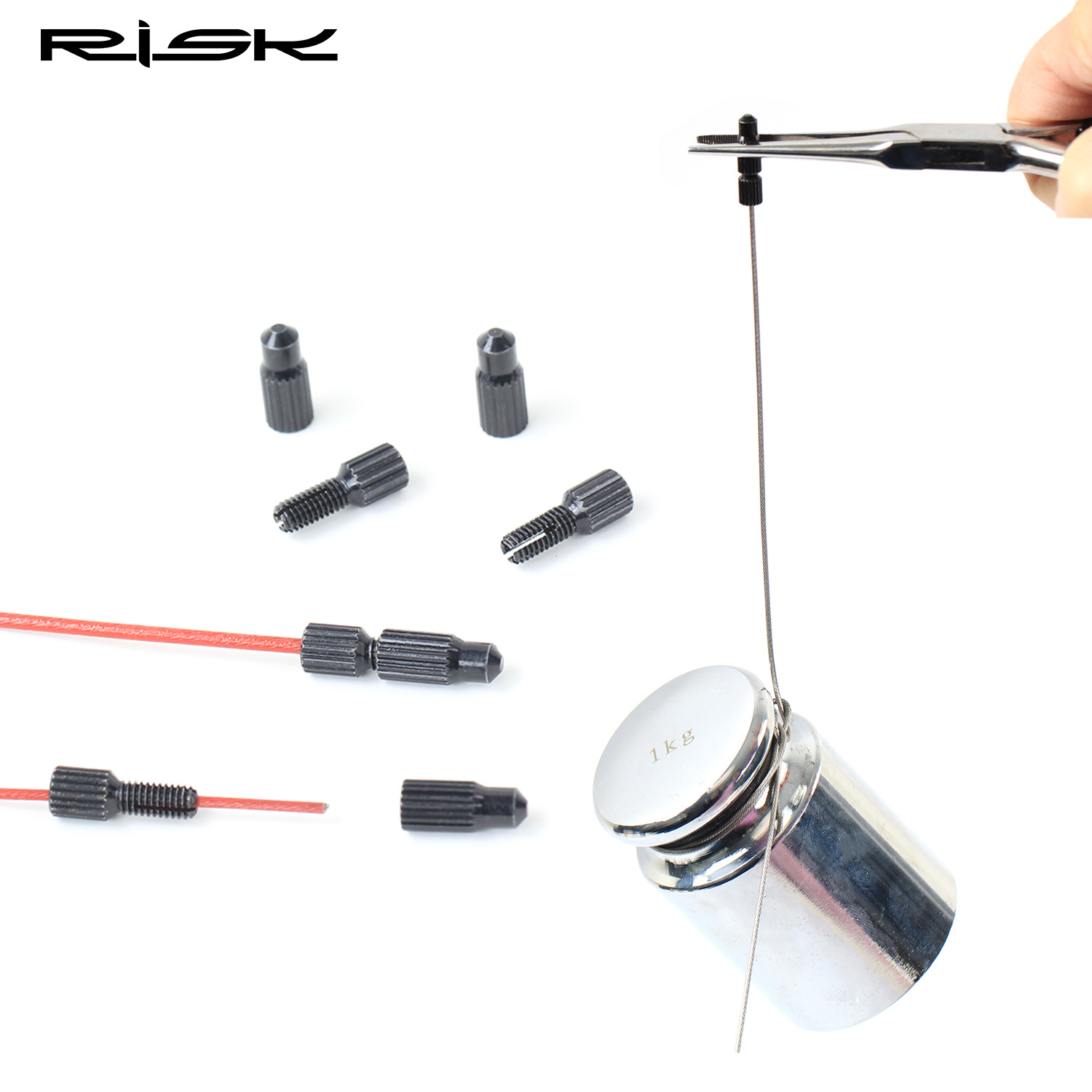RISK Parts Bicycle Cable End Caps Mountain Road Bike Gear Brake Caps Removable Inner Cap Core Dust Cover RC128
