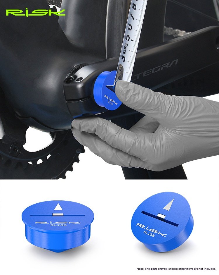 RISK RL257/RL258 Bike Saddle Height Measuring Tools – Seat Height Marker & Bottom Bracket Center Locator for Accurate Bicycle Fit