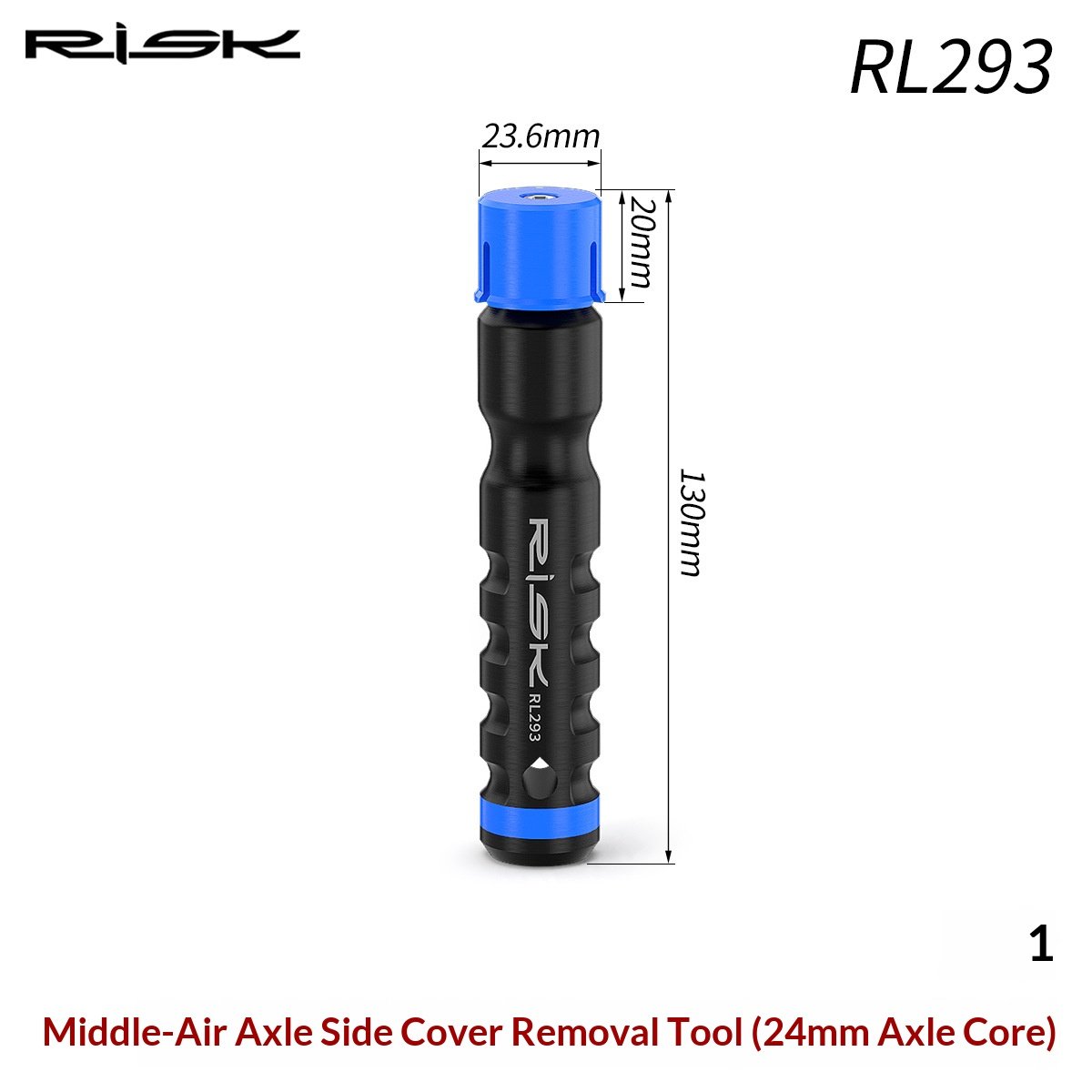 RISK RL293-RL298 Bike Bottom Bracket Dust Cap Removal & Installation Tool Set for 24mm/29mm Spindle BB52 DUB