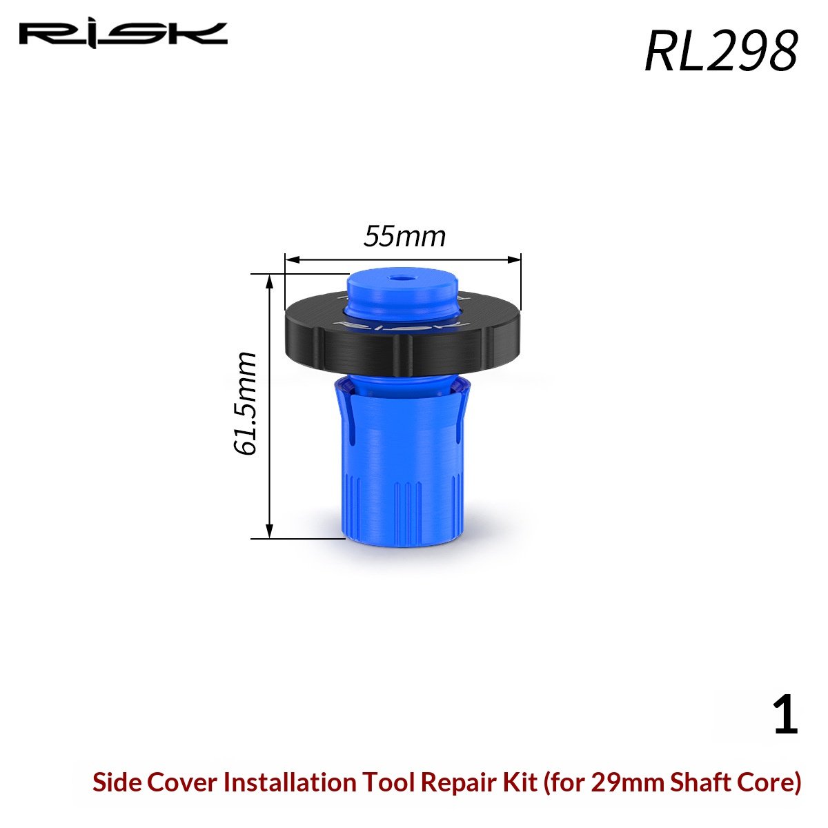 RISK RL293-RL298 Bike Bottom Bracket Dust Cap Removal & Installation Tool Set for 24mm/29mm Spindle BB52 DUB