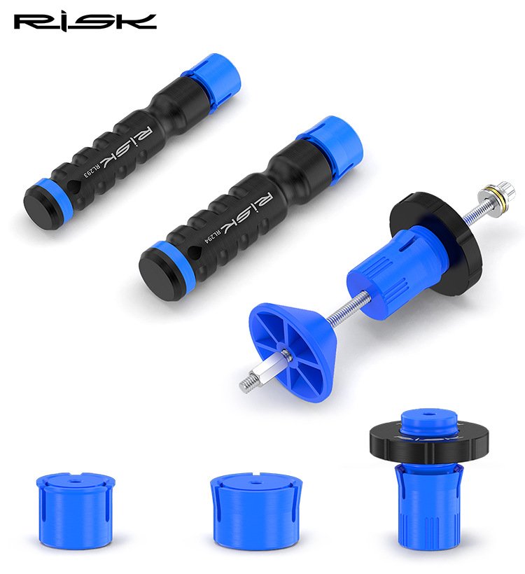 RISK RL293-RL298 Bike Bottom Bracket Dust Cap Removal & Installation Tool Set for 24mm/29mm Spindle BB52 DUB