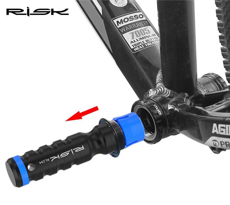 RISK RL293-RL298 Bike Bottom Bracket Dust Cap Removal & Installation Tool Set for 24mm/29mm Spindle BB52 DUB