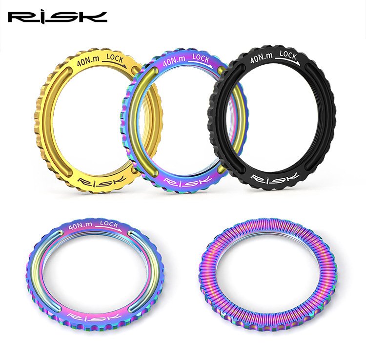 RISK RT139 Titanium Centerlock Disc Brake Rotor Lockring for Campagnolo CP WTO Wheelsets