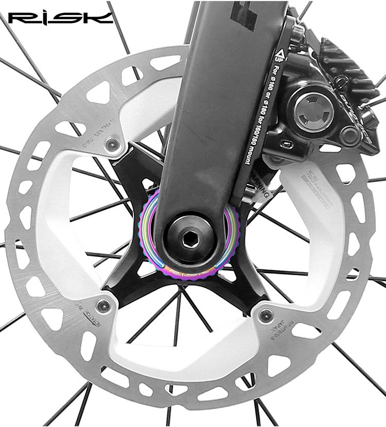 RISK RT139 Titanium Centerlock Disc Brake Rotor Lockring for Campagnolo CP WTO Wheelsets
