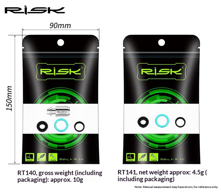 RISK RT140-141 Titanium Brake Lever Piston Repair Kit for Magura MT2 MT4 MT5 MT6 MT7 MT8 HC3 Hydraulic Disc Brakes