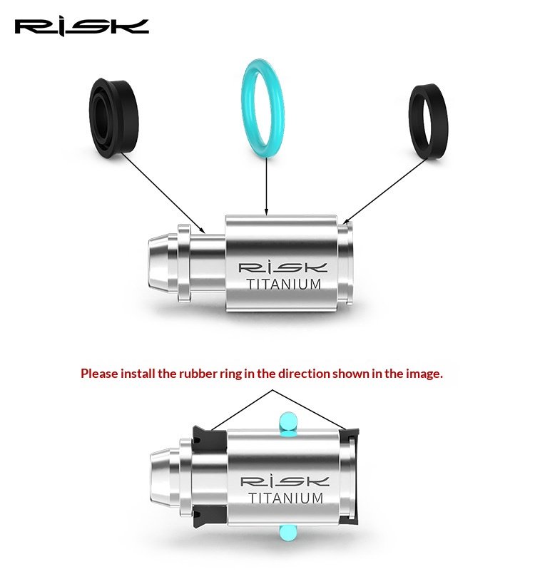 RISK RT140-141 Titanium Brake Lever Piston Repair Kit for Magura MT2 MT4 MT5 MT6 MT7 MT8 HC3 Hydraulic Disc Brakes